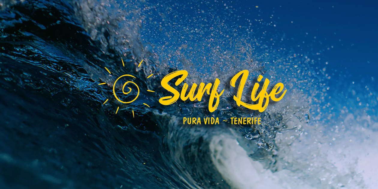 Surfing waves Surf Life Tenerife